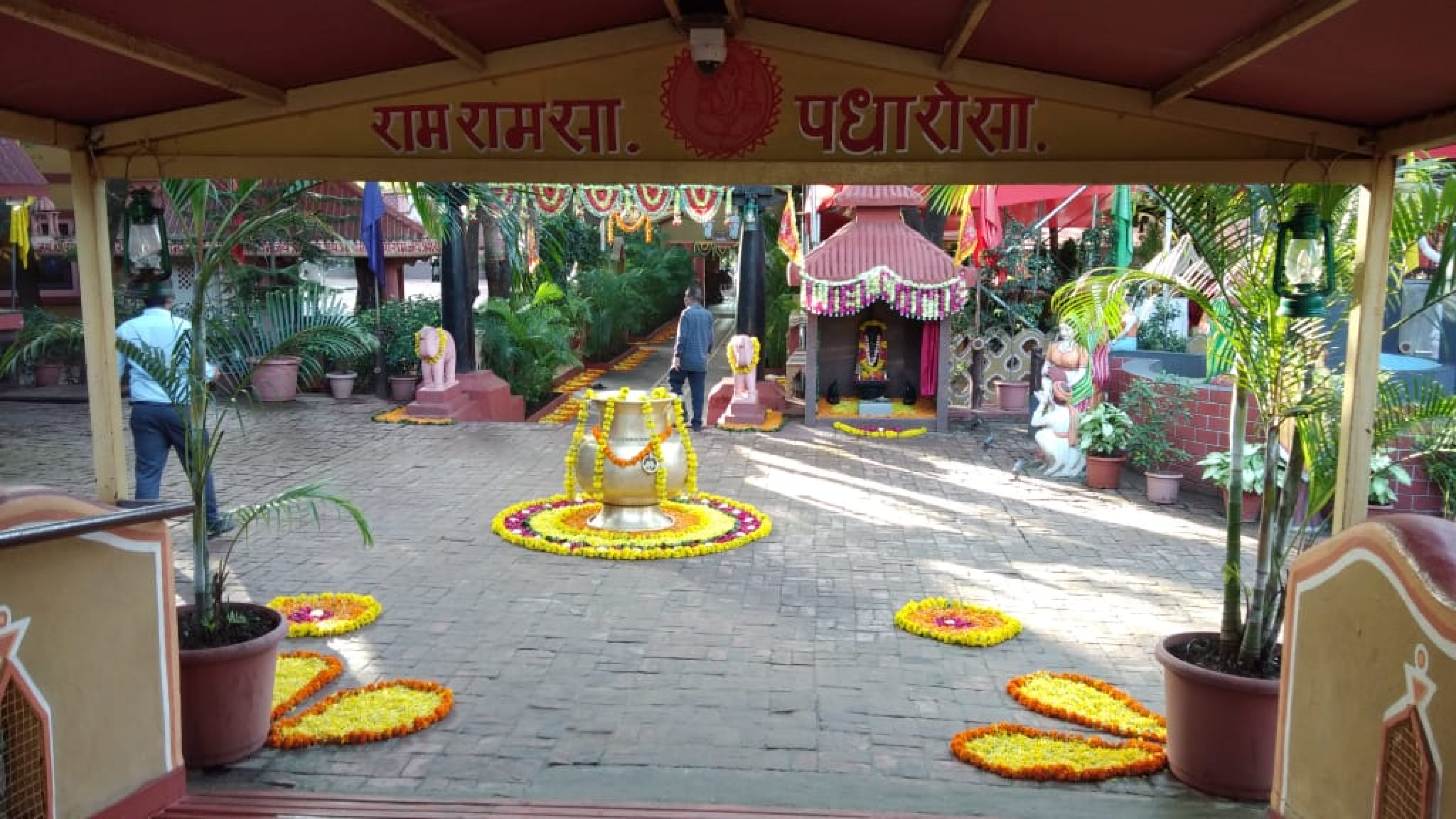 Resort Aerial Entrance